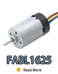 FABL1625 inner rotor brushless dc electric motor with inbuilt driver