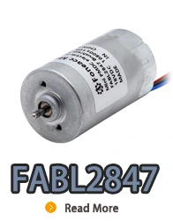 FABL2847 inner rotor brushless dc electric motor with inbuilt driver