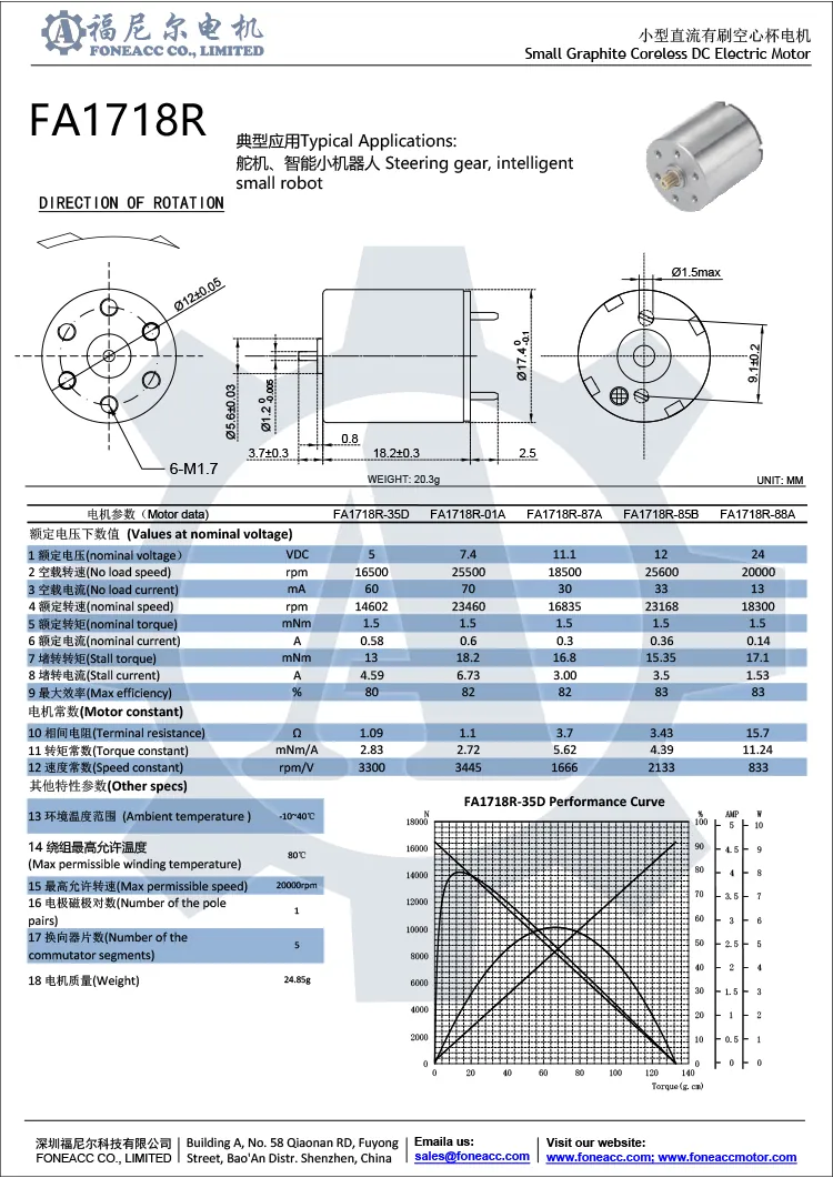 1718R 17 mm micro coreless brush dc electric motor.webp