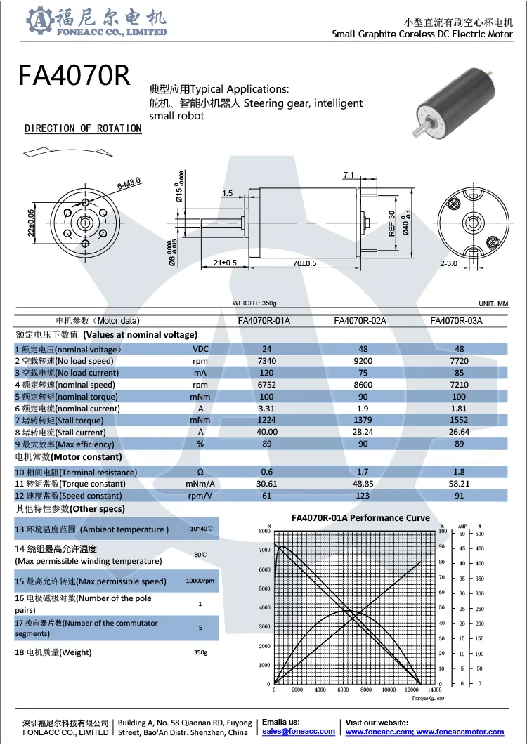 4070r 40 mm micro coreless brush dc electric motor.webp